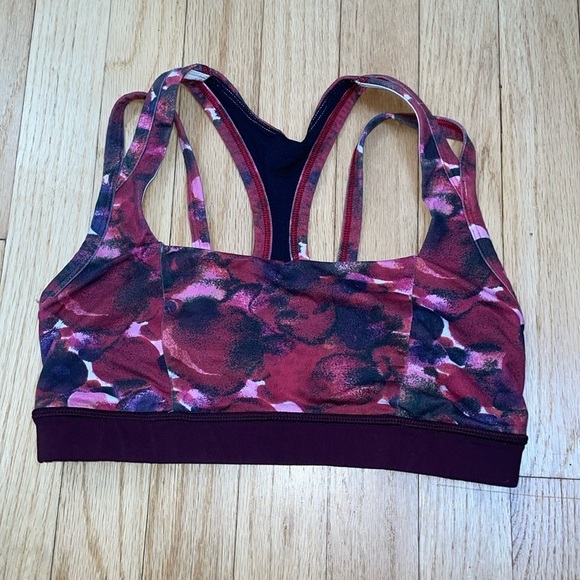 lululemon athletica Other - Lululemon Burgundy (Preloved) Sports Bra-6